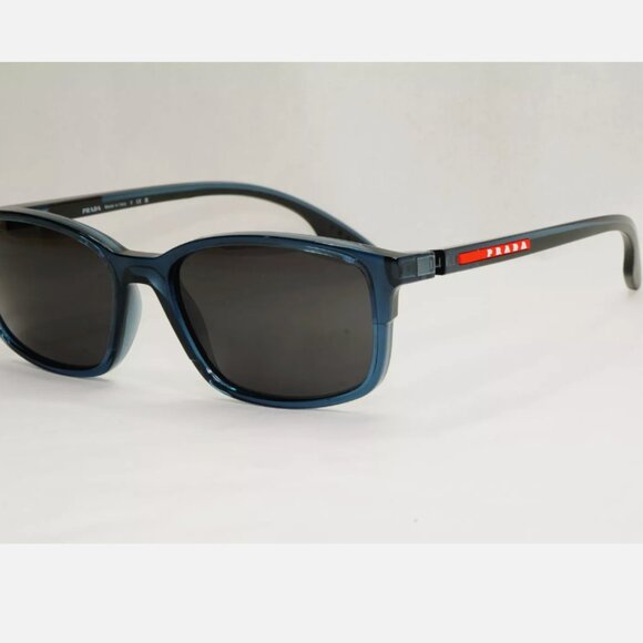 Prada Transparent Black Square Sunglasses - Picture 1 of 9